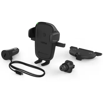 iOttie Easy One Touch 2 älypuhelinlaturi musta USB langaton pikalataus