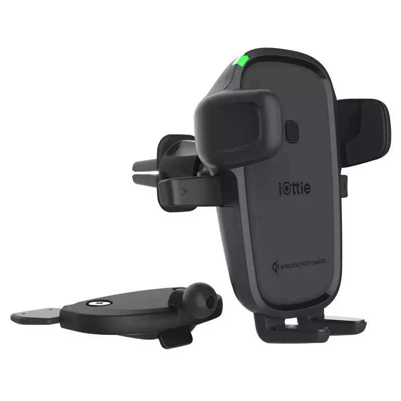 iOttie Easy One Touch 2 älypuhelinlaturi musta USB langaton pikalataus