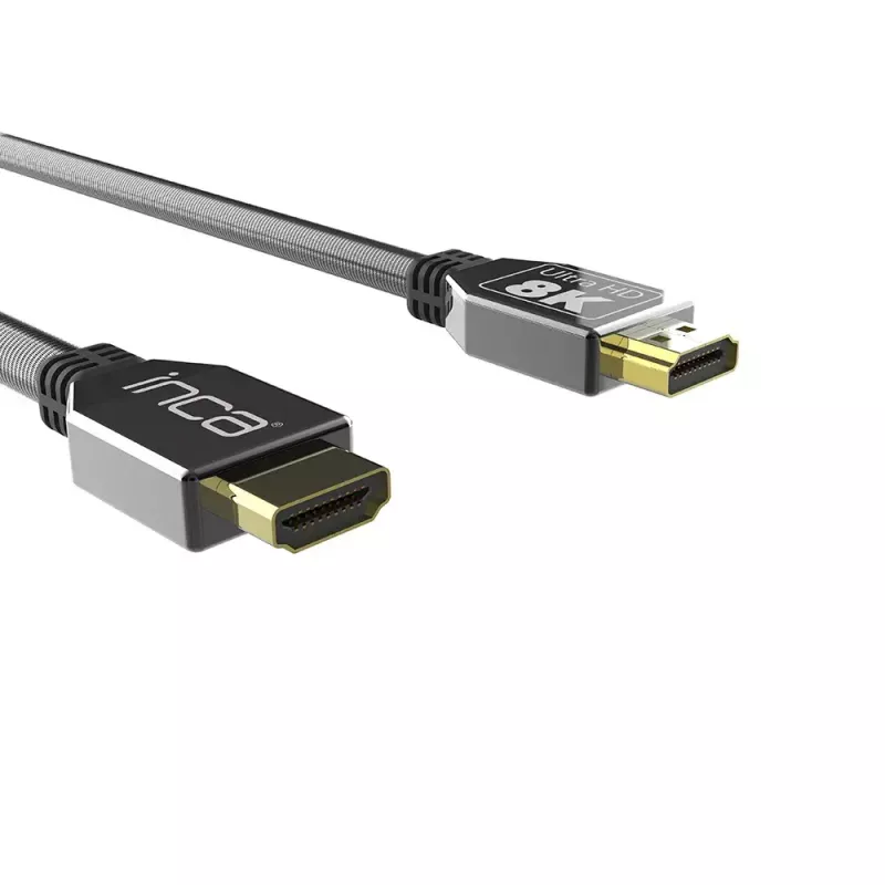 Inca IHD-21 HDMI-kaapeli 2 m HDMI Type-A 3 x HDMI Type-A musta