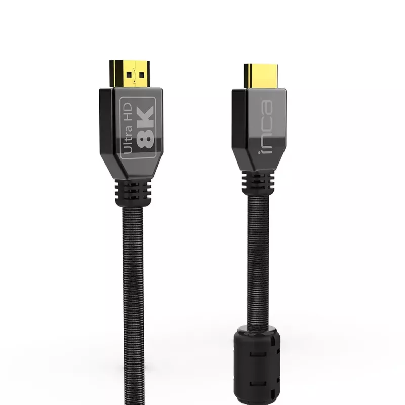 Inca IHD-21 HDMI-kaapeli 2 m HDMI Type-A 3 x HDMI Type-A musta