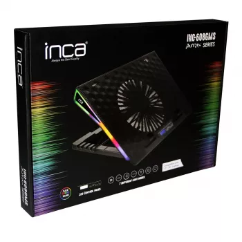 Kannettavan tietokoneen teline Inca INC-608GMS musta 43,2 cm 17