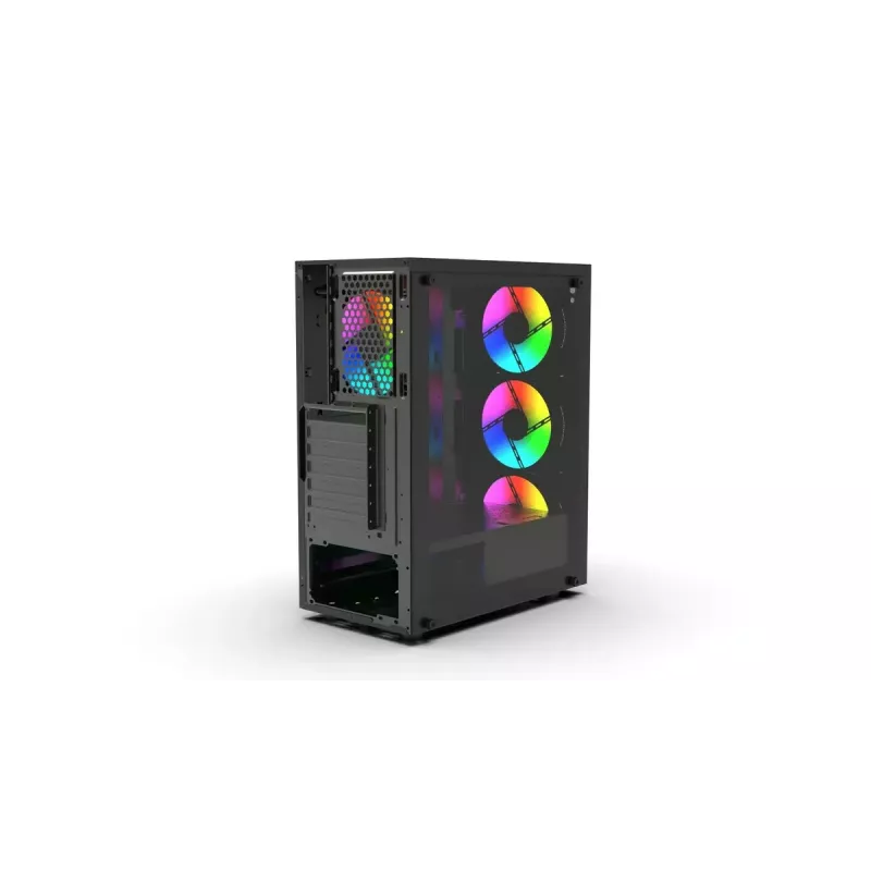 PC-kotelo Inca EMG-15XN Midi Tower musta
