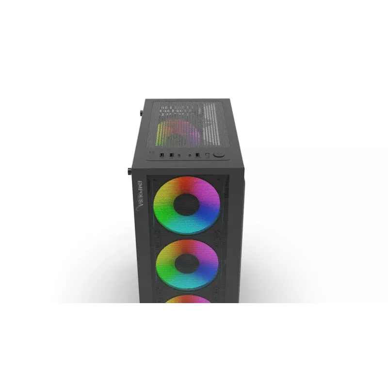 PC-kotelo Inca EMG-15XN Midi Tower musta