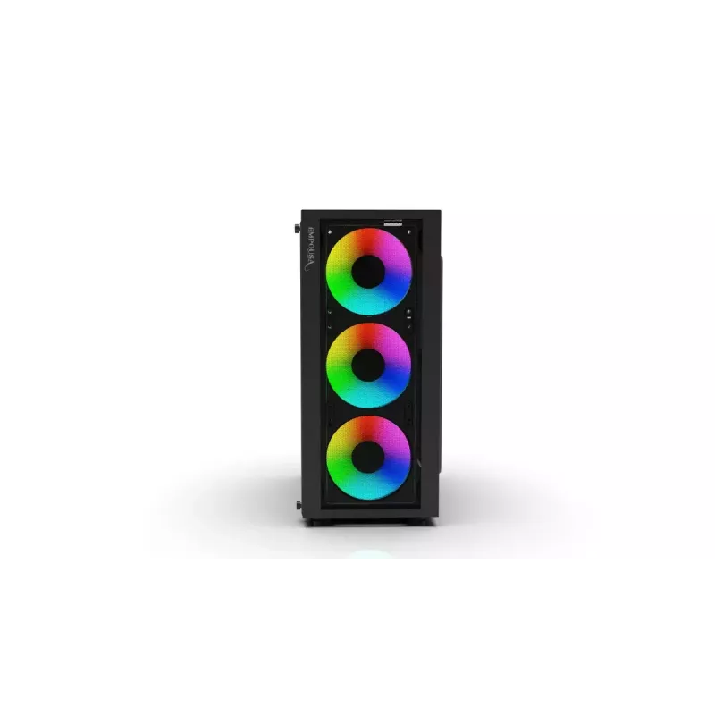 PC-kotelo Inca EMG-15XN Midi Tower musta