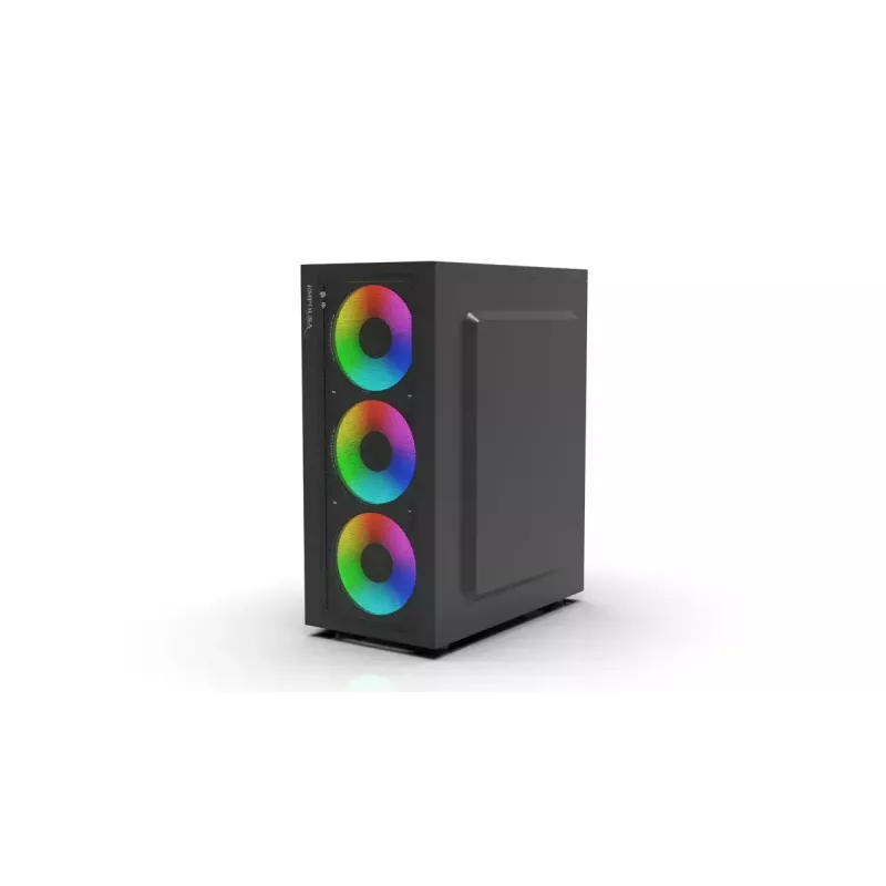 PC-kotelo Inca EMG-15XN Midi Tower musta