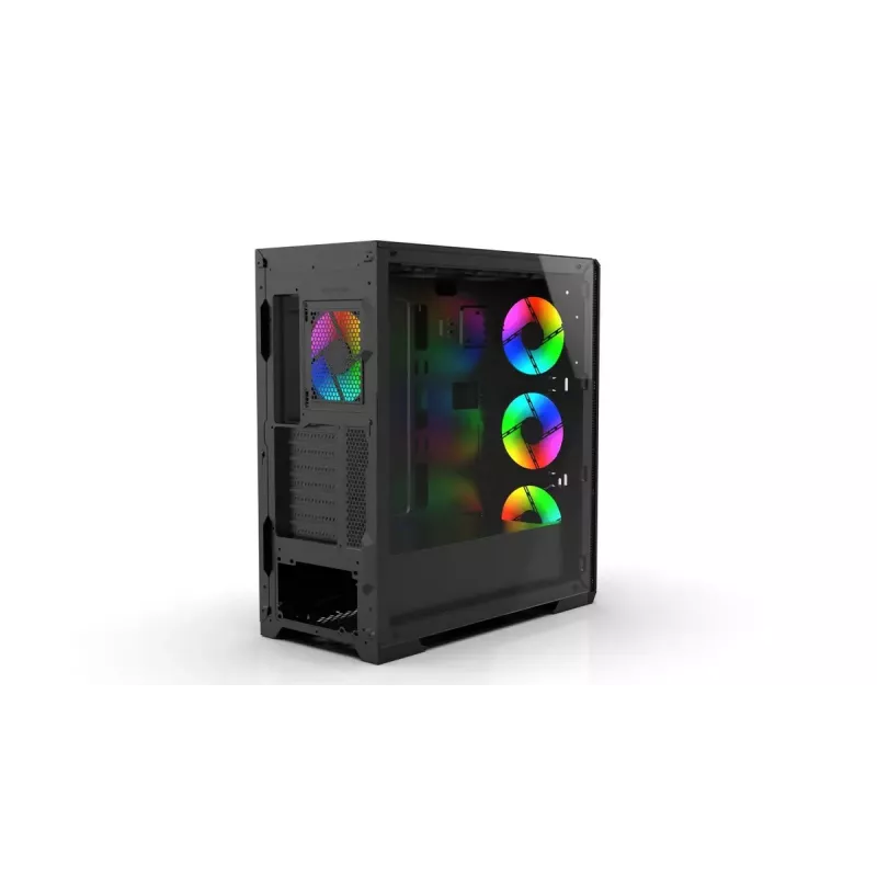 PC-kotelo Inca EMG-17XN Midi Tower musta