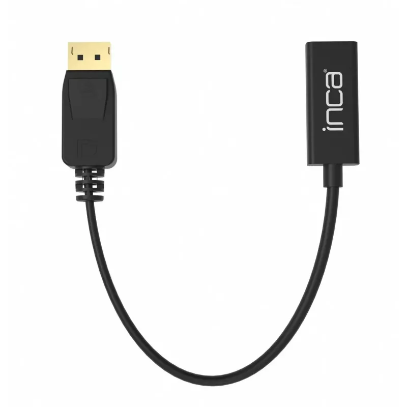 Videokaapeliadapteri Inca IDTH-05 0,2 m DisplayPort HDMI Type-A musta