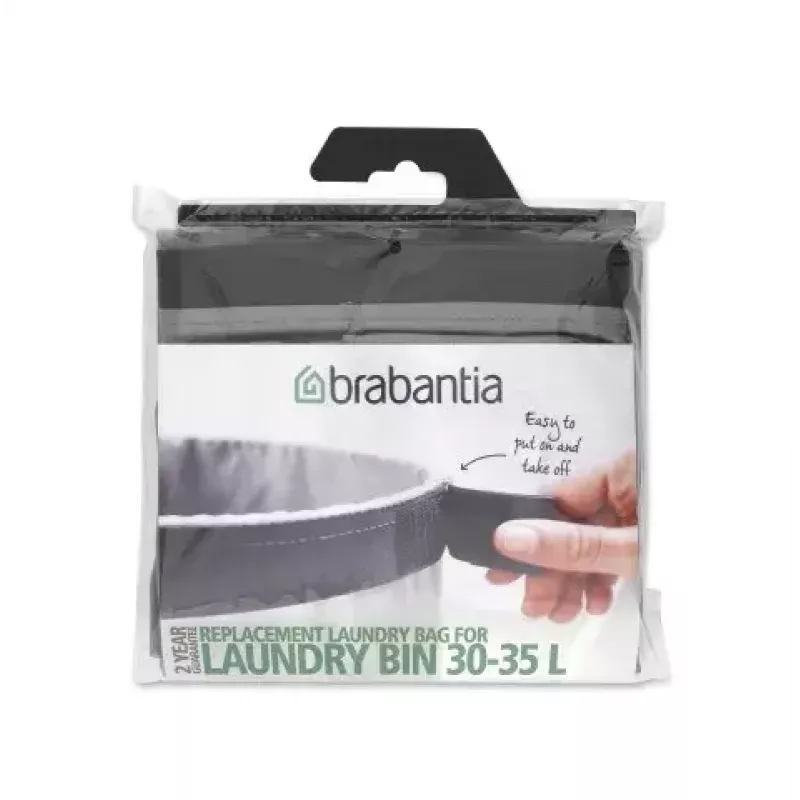 Pyykkikori Brabantia 102325 harmaa 400x400x600 mm