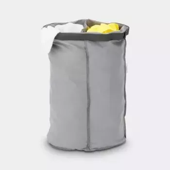 Pyykkikori Brabantia 102387 55L soikea puuvilla harmaa