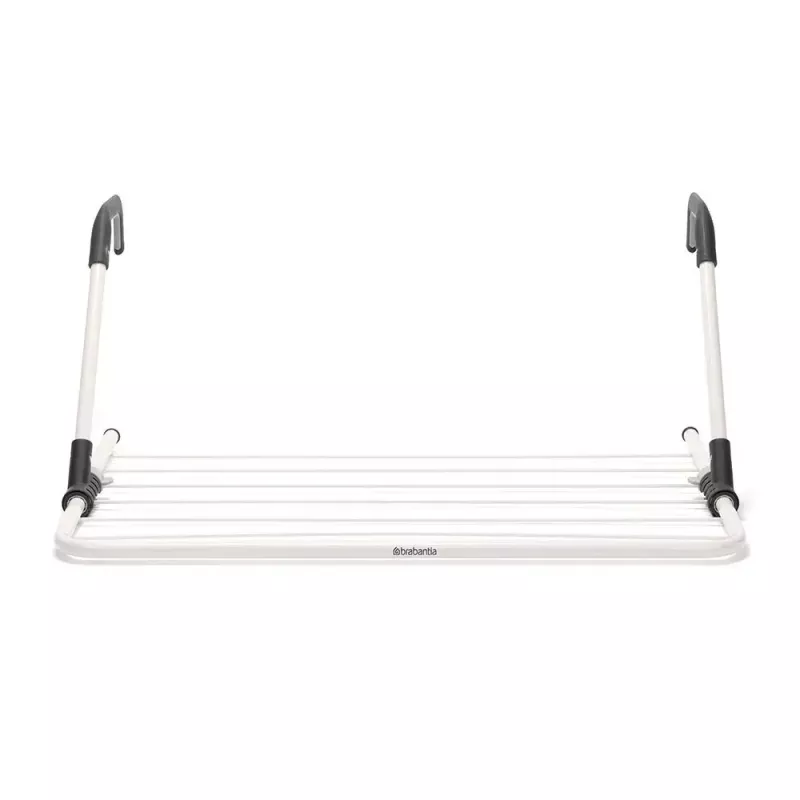 Pyykkiteline ripustusklipsillä Brabantia 102769 musta hopea 710 mm