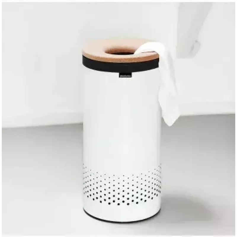 Pyykkikori Brabantia 104367 ruskea valkoinen korkeus 665 mm halkaisija 30 cm