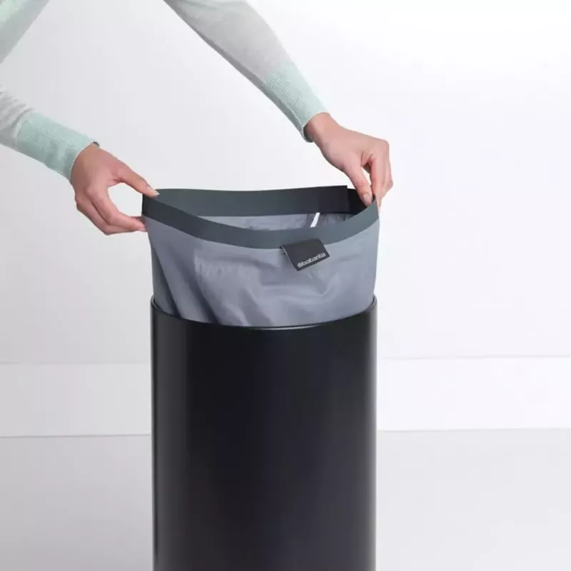 Pyykkikori Brabantia 120008 35L pyöreä musta