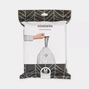 Jätesäkit Brabantia 138829 60 l valkoinen 40 kpl