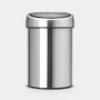 Roska-astia BRABANTIA Touch Bin 3 L, mattateräs, malli 36 39 86