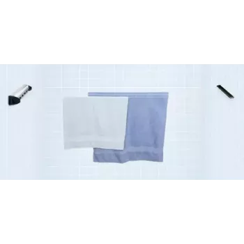 Seinälle asennettava pyykkinaru Brabantia Pull-Out Drying Lines -sarja 2 kpl ruostumaton teräs