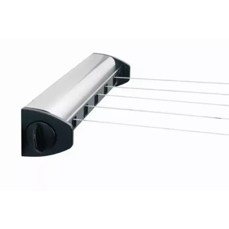 Seinälle asennettava pyykkinaru Brabantia Pull-Out Drying Lines -sarja 2 kpl ruostumaton teräs