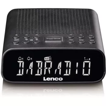Lenco CR-606BK DAB+ -kelloradio Bluetoothilla, musta
