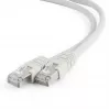 Gembird PP6A-LSZHCU-2M Cat6A S/FTP LSZH -kytkentäkaapeli, RJ-45, 2 m, harmaa