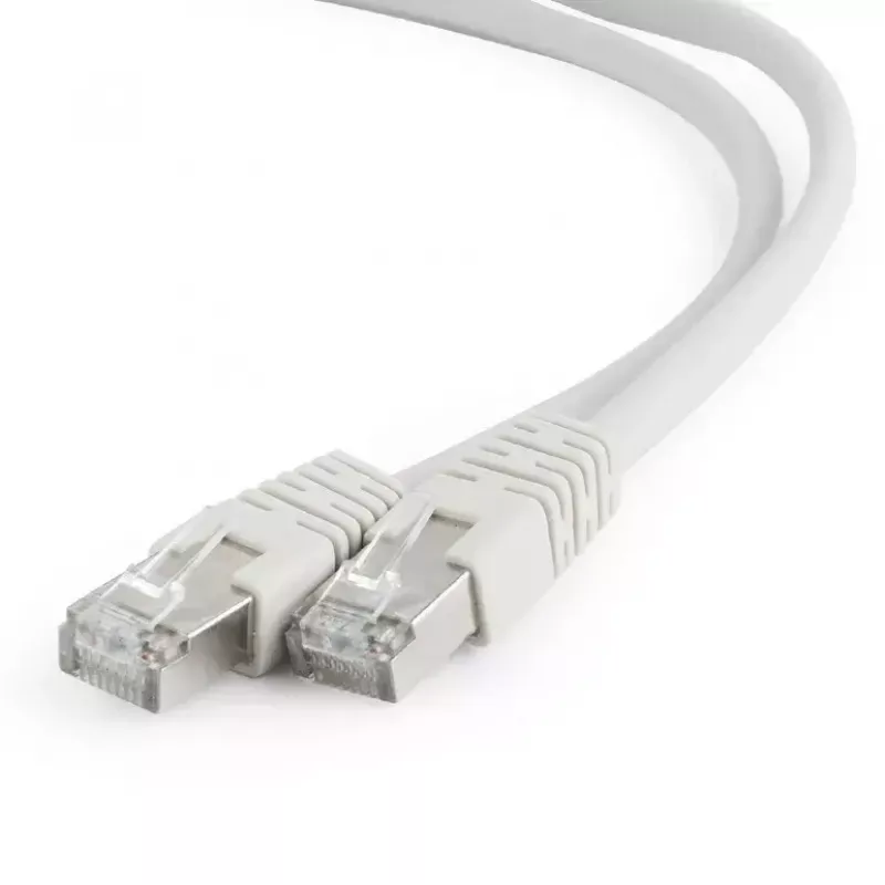 Gembird PP6A-LSZHCU-3M Cat6A S/FTP LSZH -kytkentäkaapeli, RJ-45, 3 m, harmaa