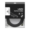 Verkkokaapeli Gembird PP8-LSZHCU-BK-2M RJ-45 Cat8 2m musta