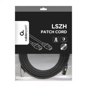 Verkkokaapeli Gembird PP8-LSZHCU-BK-10M RJ-45 Cat8 10m musta