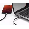 USB-C - Lightning-kaapeli LINQ byELEMENTS 2 m MFi-sertifioitu musta