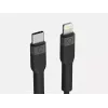 USB-C - Lightning-kaapeli LINQ byELEMENTS 2 m MFi-sertifioitu musta