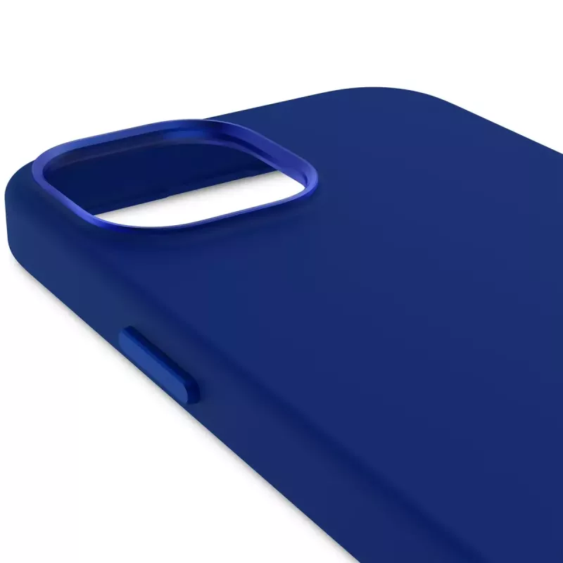 Kotelo Decoded iPhone 15 Plus 17 cm sininen