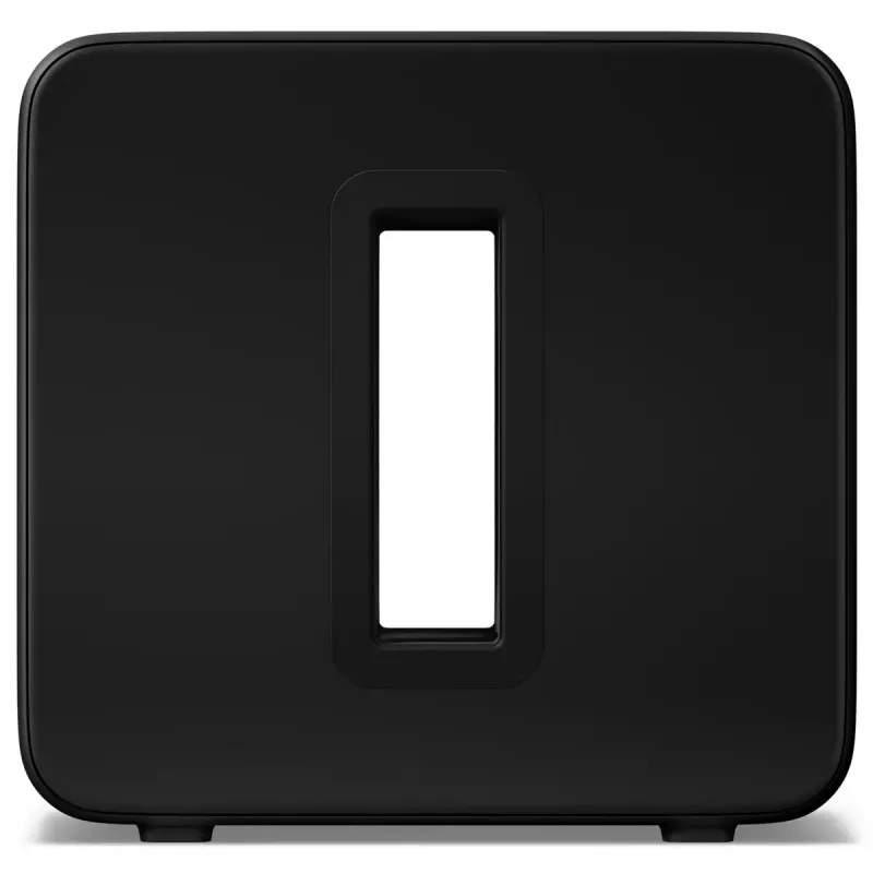 Aktiivinen subwoofer Sonos Sub 4 musta — Class-D-vahvistin, AC 110–240 V, 40,2×15,8×38,9 cm