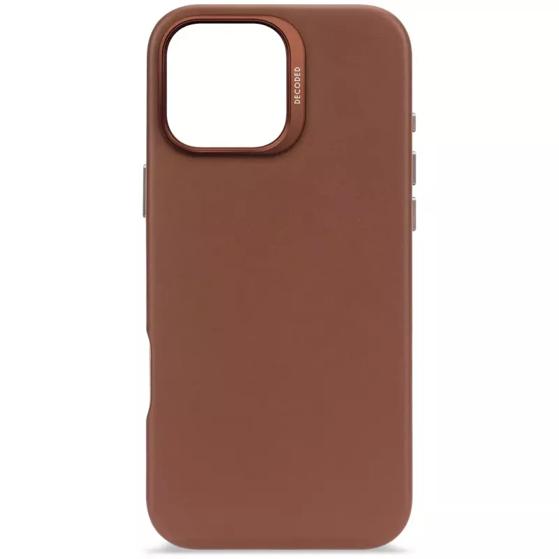Decoded nahkakotelo iPhone 16 Pro Max 17,5 cm ruskea
