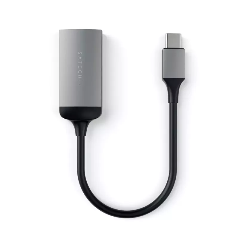 USB-näytönohjainsovitin Satechi ST-TC4KHAM harmaa