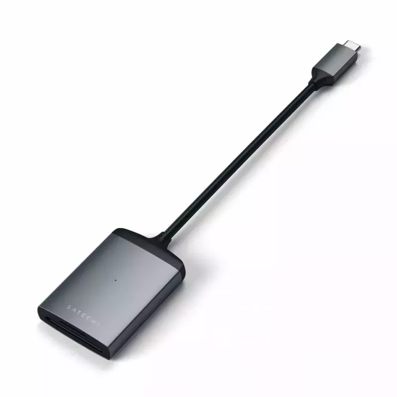 Satechi ST-TCU3CRM kortinlukija USB 2.0 Type-C – SD, MicroSD, harmaa, sisäinen, 312 Mbit/s