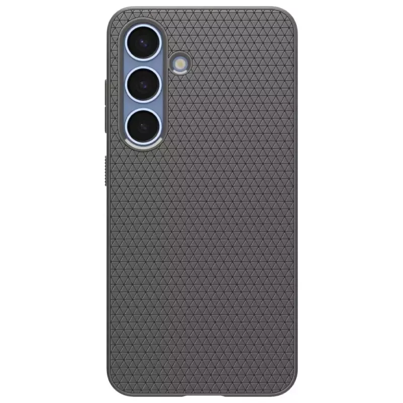 Suojakotelo Spigen Liquid Air Galaxy S25 — Marble harmaa, ohut, iskua vaimentava