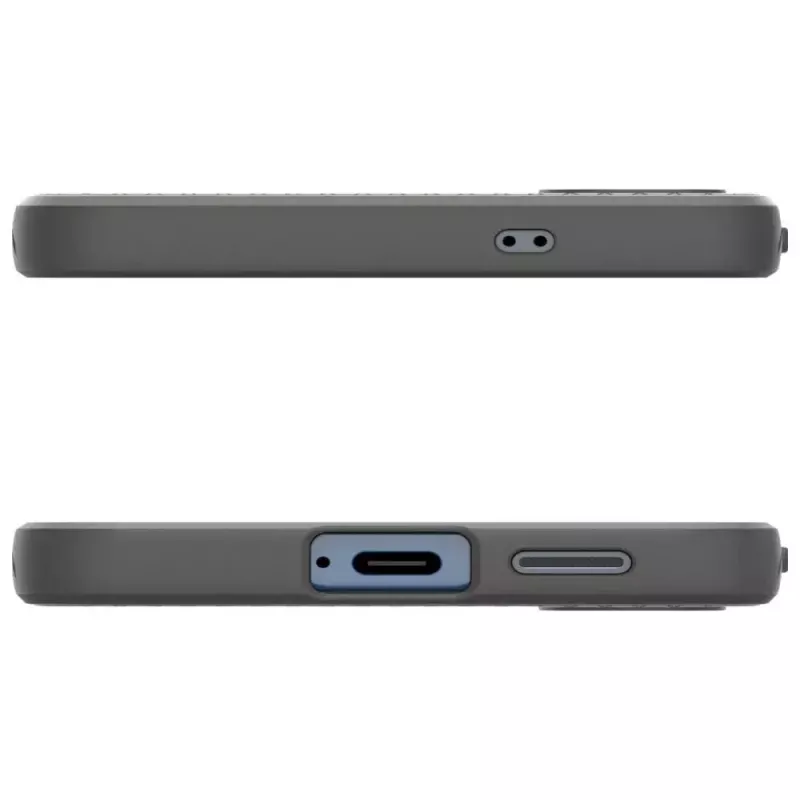 Suojakotelo Spigen Liquid Air Galaxy S25 — Marble harmaa, ohut, iskua vaimentava