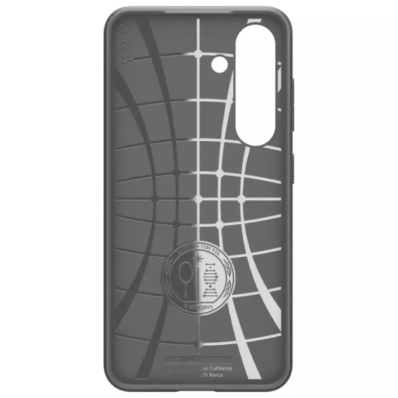 Suojakotelo Spigen Liquid Air Galaxy S25 — Marble harmaa, ohut, iskua vaimentava