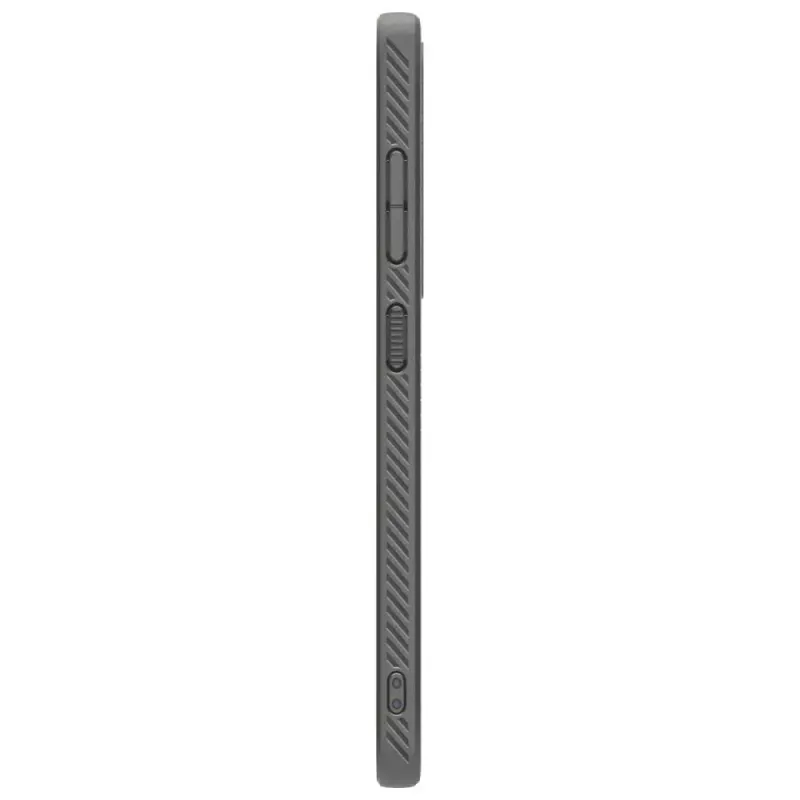 Suojakotelo Spigen Liquid Air Galaxy S25 — Marble harmaa, ohut, iskua vaimentava