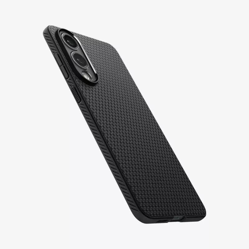 Kotelo Spigen Galaxy S25 Edge musta matta monokromaattinen