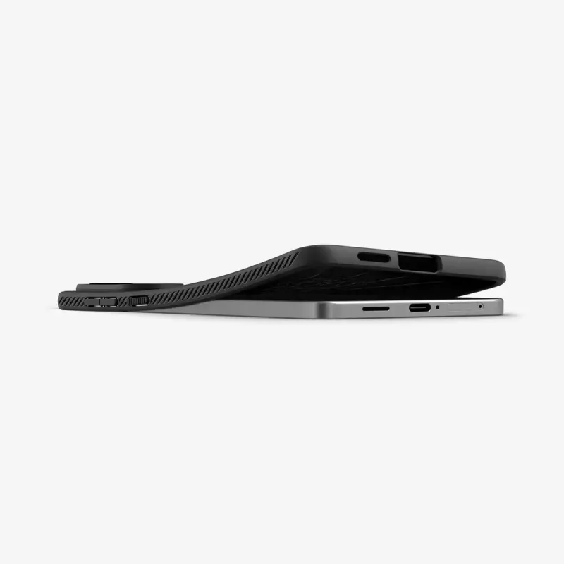 Kotelo Spigen Galaxy S25 Edge musta matta monokromaattinen