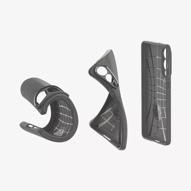 Spigen-suojakotelo Galaxy S25 Edge, Marble Gray Monochromatic