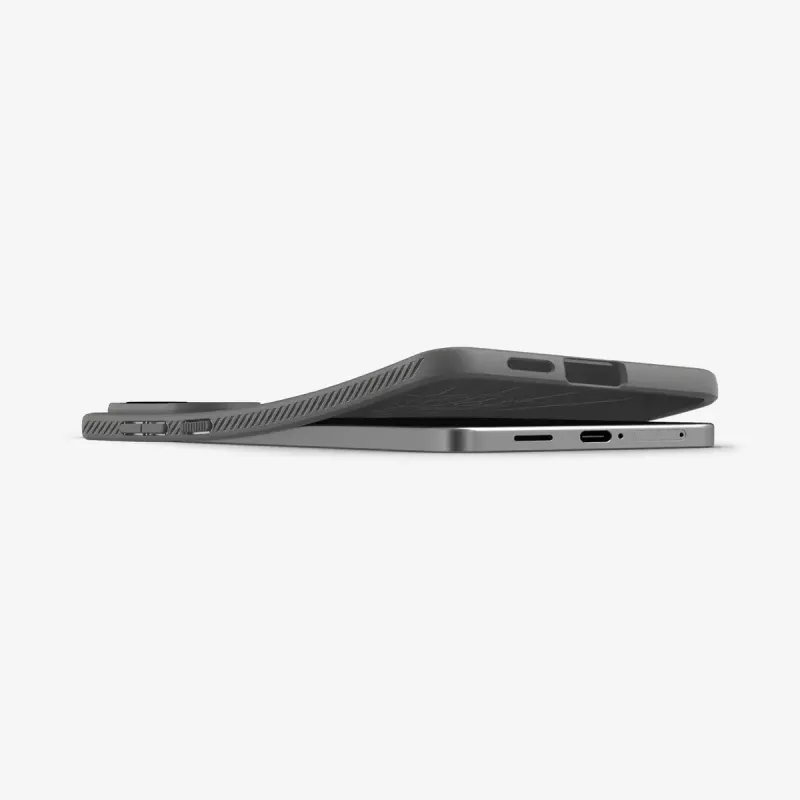 Spigen-suojakotelo Galaxy S25 Edge, Marble Gray Monochromatic