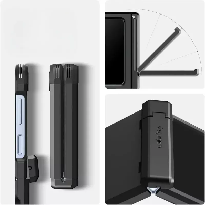 Spigen Tough Armor Pro Mag suojakotelo Galaxy Z Flip 7 FE – musta