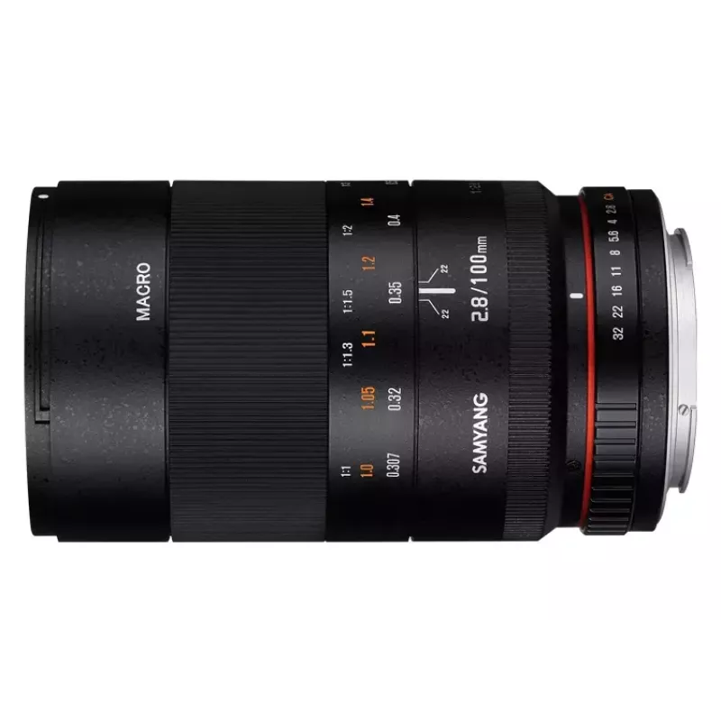 Samyang 100mm F2.8 ED UMC MACRO kiinteäpolttovälinen objektiivi