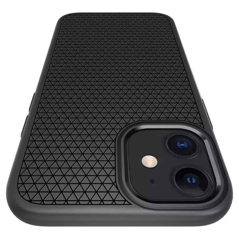 Spigen Liquid Air -suojakotelo iPhone 12 12 Pro, musta