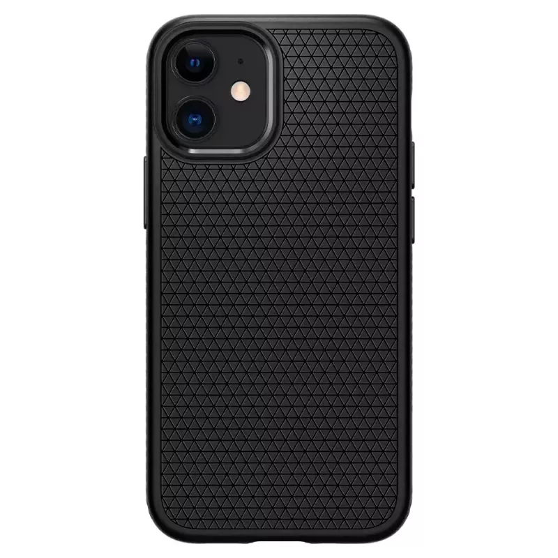 Spigen Liquid Air -suojakotelo iPhone 12 12 Pro, musta