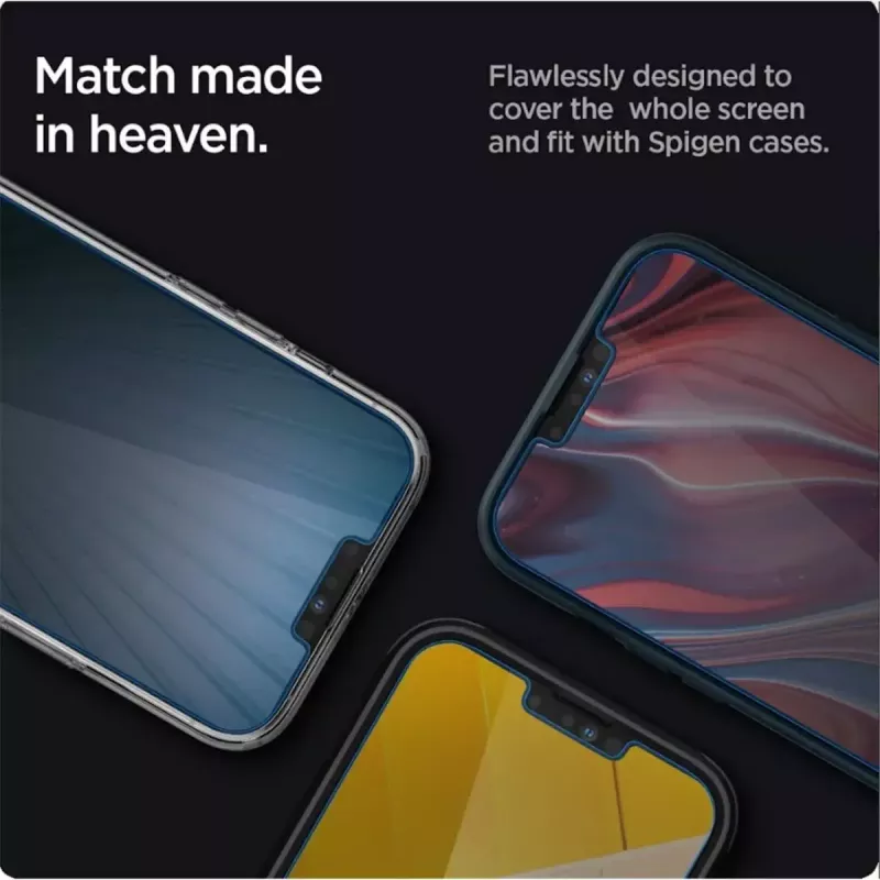 Spigen AGL03391 näytönsuoja Apple iPhone 13/13 Pro karkaistua lasia