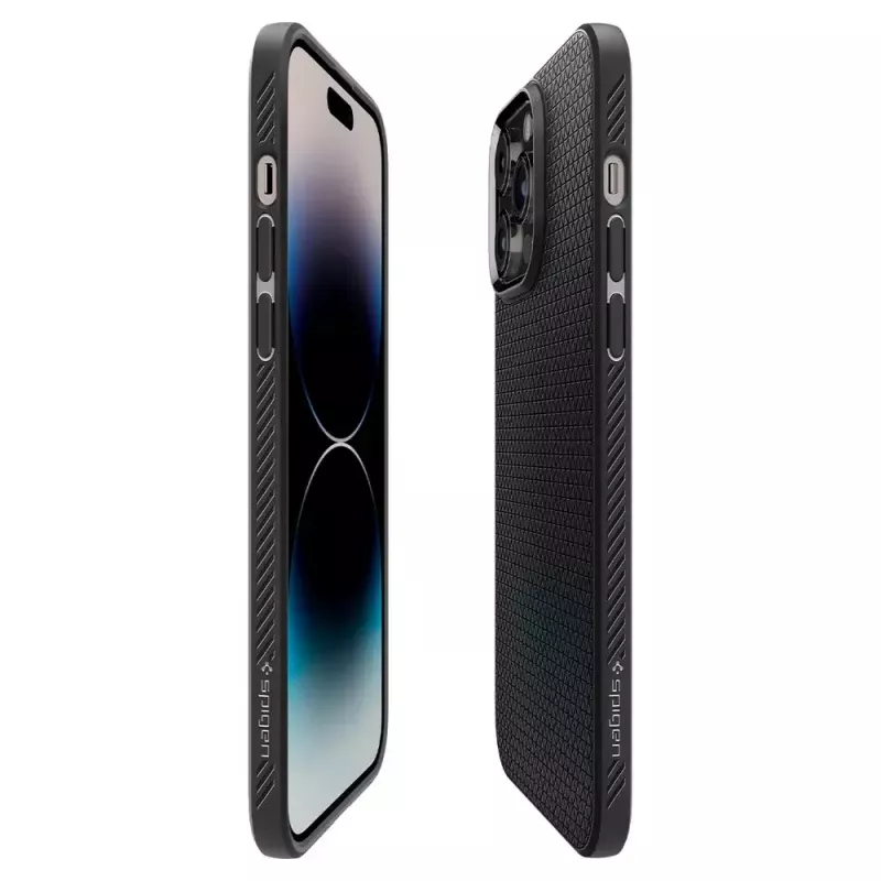 Spigen Liquid Air -suojakotelo iPhone 14 Pro Max, 17 cm, musta