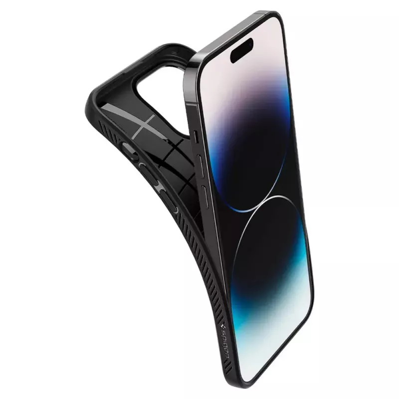 Spigen Liquid Air -suojakotelo iPhone 14 Pro Max, 17 cm, musta