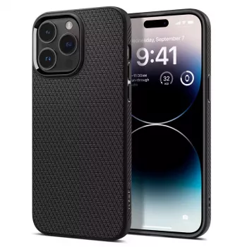 Spigen Liquid Air -suojakotelo iPhone 14 Pro Max, 17 cm, musta