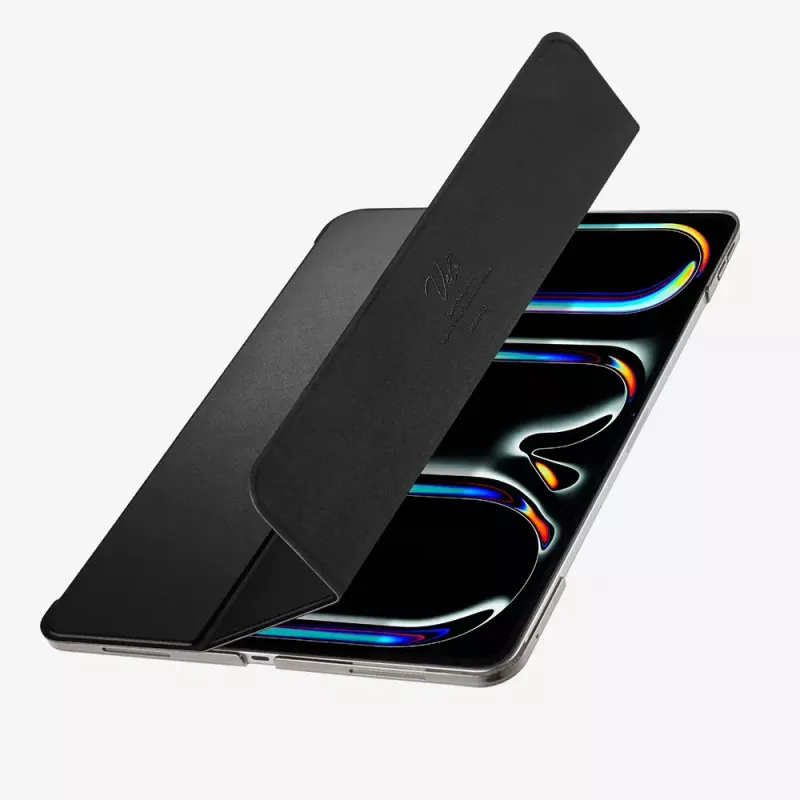 Spigen iPad Pro 11 2024 Smart Fold foliokotelo musta