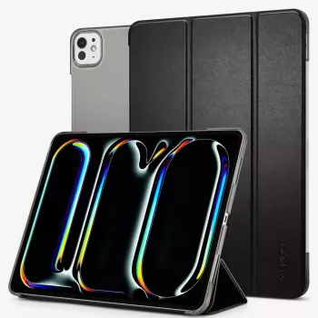 Spigen iPad Pro 11 2024 Smart Fold foliokotelo musta